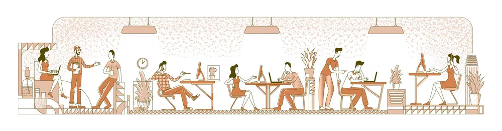 infografía coworking